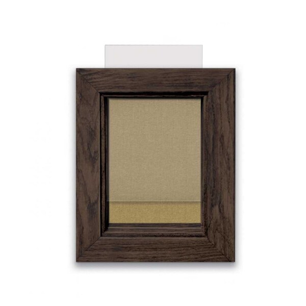 Indoor Enclosed Combo Board, 72"x36", Black Frame/Green & Amethyst